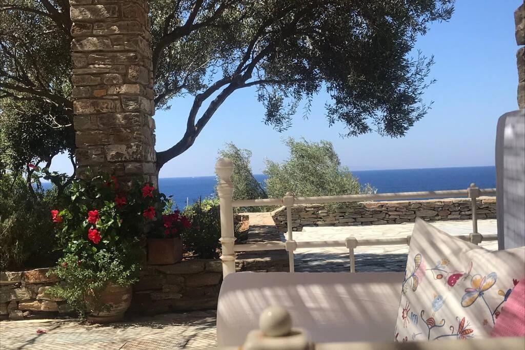 Sunset Villa With Swimming Pool At Tzia Ligia  Exterior foto