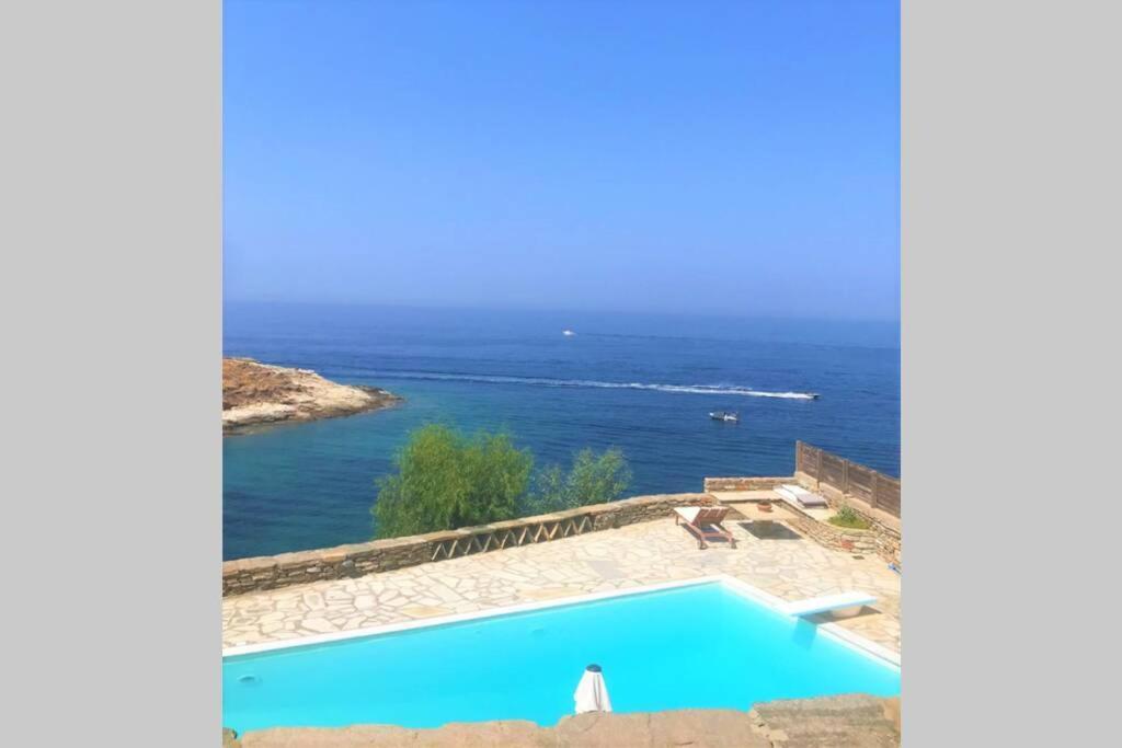 Sunset Villa With Swimming Pool At Tzia Ligia  Exterior foto
