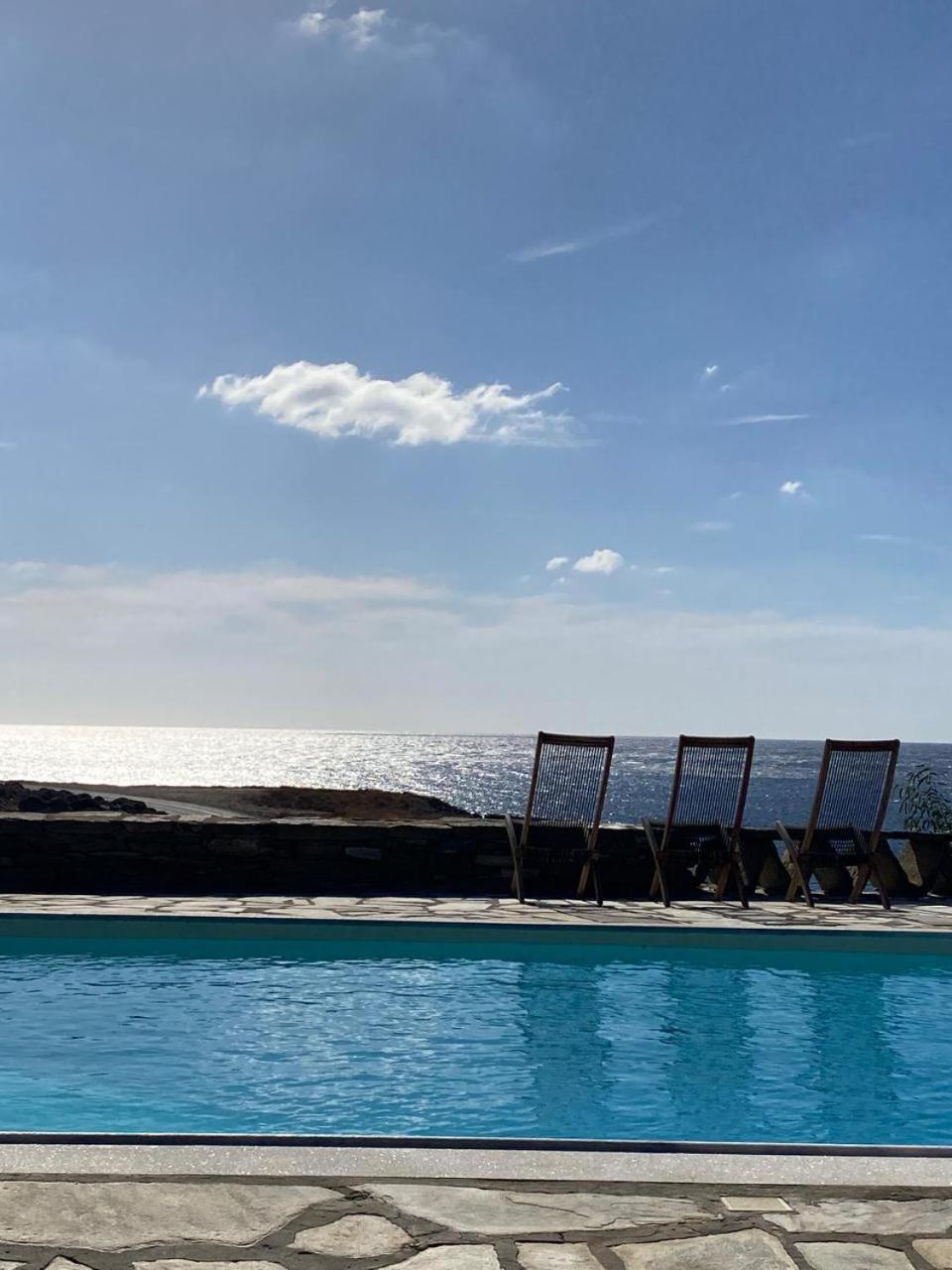 Sunset Villa With Swimming Pool At Tzia Ligia  Exterior foto